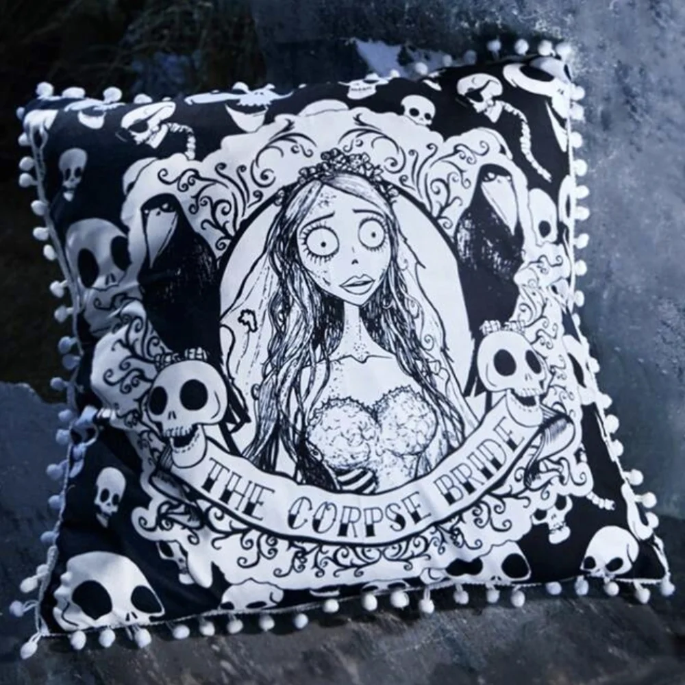 Corpse Bride Decorative Pillow Case